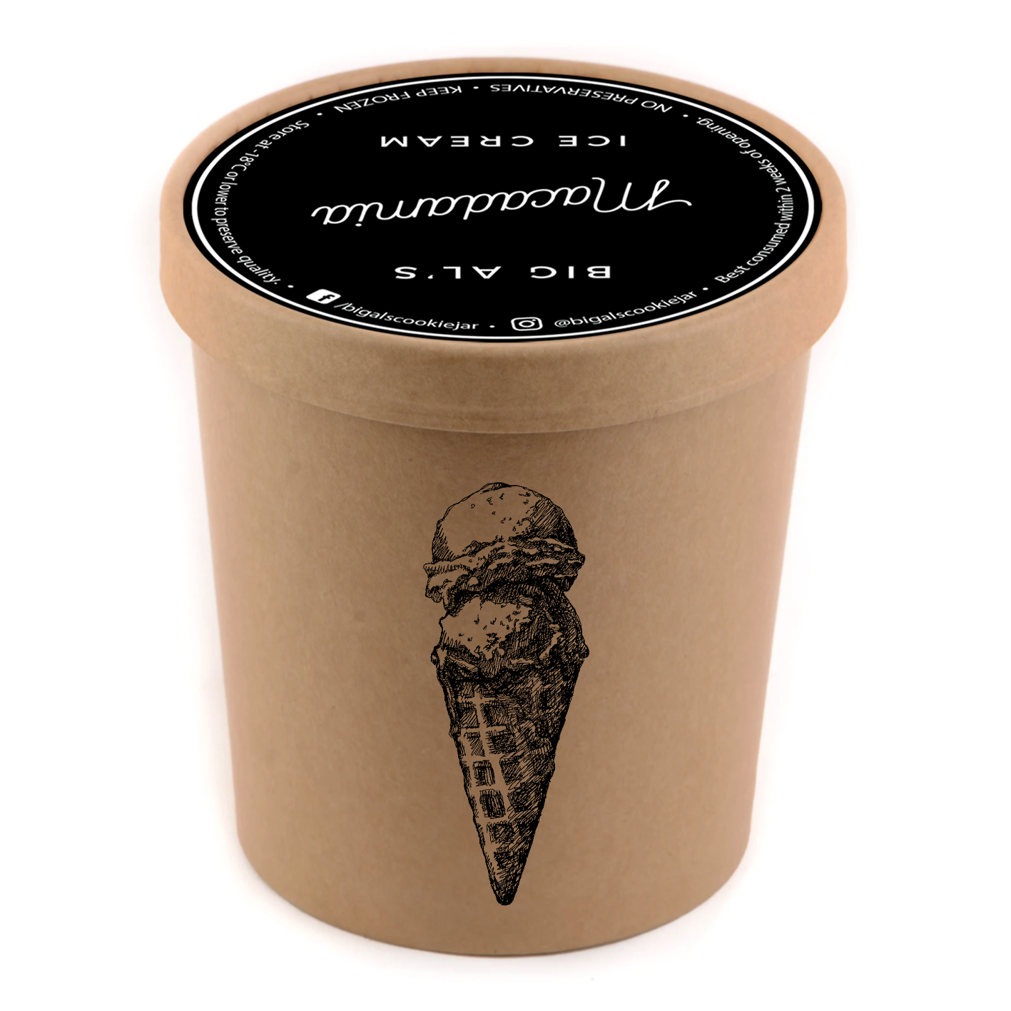 Macadamia Premium Ice Cream